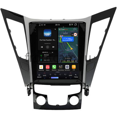 Hyundai Sonata 6 (YF) 2009-2014 Canbox H-Line (Tesla style) 9.7 дюймов 4/64 6622-1312-130 на Android 14 (4G-SIM, DSP, QLed)