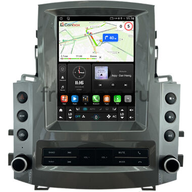 Lexus LX 570 2007-2015 (Тип C, can LZ) Canbox (Tesla style) 9.7 дюймов 2/32 GT096-1312-327 на Android 10 (QLed, DSP, CarPlay)