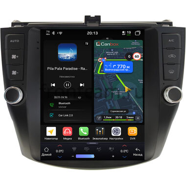 Honda Accord 7 2002-2008 (Тип 2) Canbox H-Line (Tesla style) 9.7 дюймов 4/64 6622-1312-238 на Android 14 (4G-SIM, DSP, QLed)