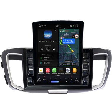 Honda Accord 9 2012-2019 Canbox H-Line 6612-10-1156 на Android 14 (4G-SIM, 4/64, DSP, QLed, Tesla)