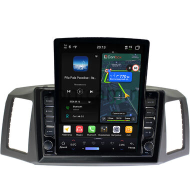 Jeep Grand Cherokee 3 (WK) 2004-2007 (руль слева) Canbox H-Line 6612-10-1193 на Android 14 (4G-SIM, 4/64, DSP, QLed, Tesla)
