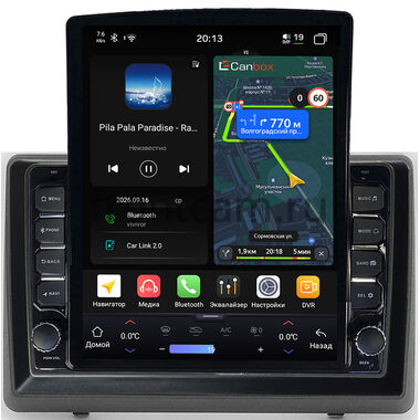 Renault Master 2010-2019 Canbox H-Line 6613-10-1263 на Android 14 (4G-SIM, 6/128, DSP, QLed, Tesla)