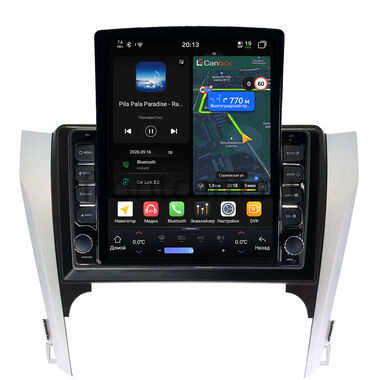Toyota Camry XV50 2011-2014 Canbox H-Line 6613-10-169 на Android 14 (4G-SIM, 6/128, DSP, QLed, Tesla) (для авто без камеры)