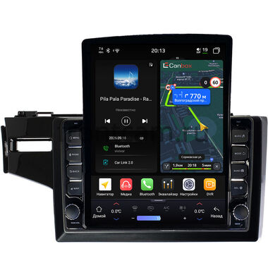 Honda Jazz 3 2014-2020 Canbox H-Line 6612-10-468 на Android 14 (4G-SIM, 4/64, DSP, QLed, Tesla)