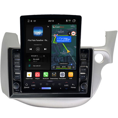 Honda Fit 2 2007-2014 (светло-серая) Canbox H-Line 6612-10-671 на Android 14 (4G-SIM, 4/64, DSP, QLed, Tesla)
