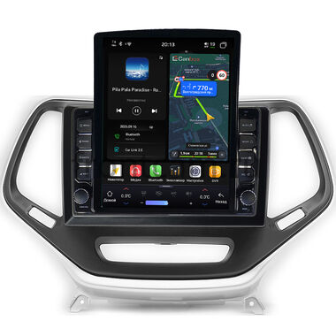 Jeep Cherokee 5 (KL) 2013-2024 Canbox H-Line 6612-10-811 на Android 14 (4G-SIM, 4/64, DSP, QLed, Tesla)