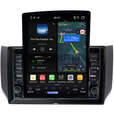 Nissan Sentra 7 (B17), Tiida 2 2012-2019 (для авто с Navi) Canbox H-Line 6613-1046 на Android 14 (4G-SIM, 6/128, DSP, QLed, Tesla)