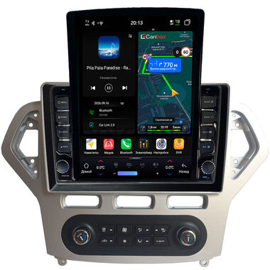 Ford Mondeo 4 2006-2010 Canbox H-Line 6613-1016 встроенный климат на Android 14 (4G-SIM, 6/128, DSP, QLed, Tesla)