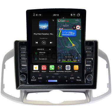 Chevrolet Captiva 2011-2016 Canbox H-Line 6613-1036 на Android 14 (4G-SIM, 6/128, DSP, QLed, Tesla)