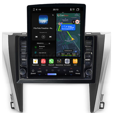 Toyota Camry XV55 2014-2018 (для авто без камеры) Canbox H-Line 6613-1045 на Android 14 (4G-SIM, 6/128, DSP, QLed, Tesla)