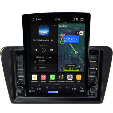 Skoda Octavia A7 2013-2020 (глянцевая) Canbox H-Line 6612-1048 на Android 14 (4G-SIM, 4/64, DSP, QLed, Tesla)