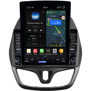 Chevrolet Spark 4 (M400) 2015-2024 Canbox H-Line 6612-9-1235 на Android 14 (4G-SIM, 4/64, DSP, QLed, Tesla)