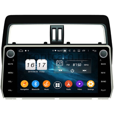 CarMedia KD-1007-P6 Toyota LC Prado 150 2017-2021 Android 9.0