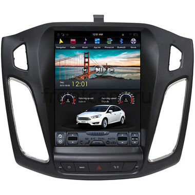 CarMedia ZF-1003-DSP для Ford Focus 3 (2011-2019) Tesla Style (стиль тесла) на Android 9.0