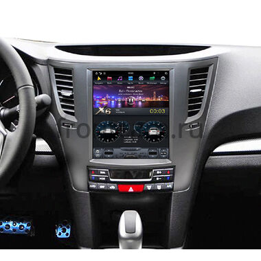 CarMedia ZF-1070-S-DSP для Subaru Legacy V, Outback IV 2009-2014 Tesla Style (стиль тесла) на Android 9.0