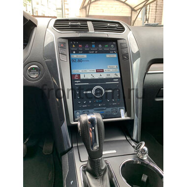 CarMedia ZF-1263-S2-DSP для Ford Explorer 5 (2010-2019) Tesla Style (стиль тесла) (поддержка SYNC 2) на Android 9.0