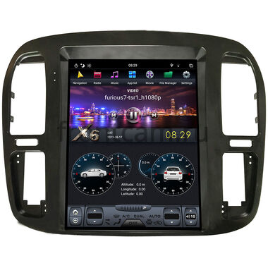 CarMedia ZF-1268-DSP для Toyota Land Cruiser 100 1998-2002 Tesla Style (стиль тесла) на Android 9.0