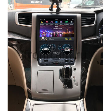 CarMedia ZF-1269H-DSP для Toyota Alphard 2 (2008-2014) Tesla Style (стиль тесла) на Android 9.0
