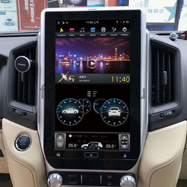 CarMedia ZF-1807H-DSP для Toyota Land Cruiser 200 2015-2021 Tesla Style (стиль тесла) на Android 9.0