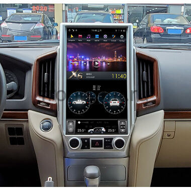 CarMedia ZF-1829L-DSP для Toyota Land Cruiser 200 2015-2021 Tesla Style (стиль тесла) на Android 9.0