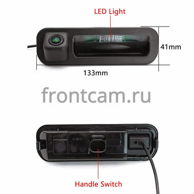 Камера AHD 1080p, 170 градусов с отключаемой разметкой, cam-109 для Ford Focus 3 2011-2017 в ручку багажника
