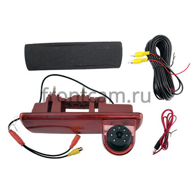 Встроенная камера в стоп-сигнал cam-176 для Opel Vivaro B 2014-2018, Renault Trafic 3 2014-2021 (AHD 1080p, 170 градусов)