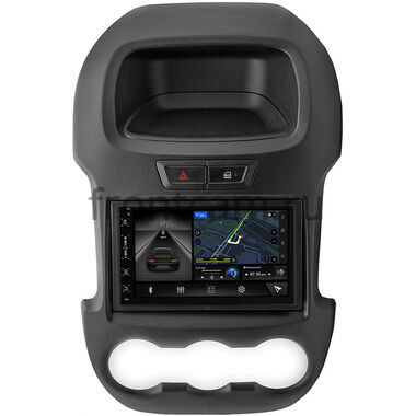 Ford Ranger III 2012-2015 с кондиционером Canbox H-Line 5513-RP-11-313-229 на Android 10 (4G-SIM, 4/64, DSP, IPS)