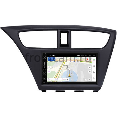 Honda Civic 9 5D 2011-2015 (левый руль, хэтчбэк) Canbox 2/32 на Android 10 (GT5510-RP-11-267-255)