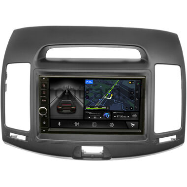 Hyundai Elantra 4 (HD) (2006-2011) (серая) Canbox H-Line 5604-RP-11-065-235 на Android 10 (4G-SIM, 6/128, DSP, IPS) С крутилкой