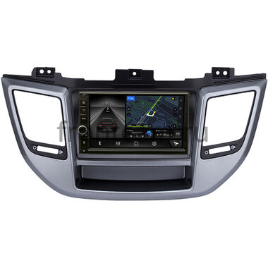 Hyundai Tucson III 2015-2018 (черный,серебро) Canbox H-Line 5602-RP-11-613-284 на Android 10 (4G-SIM, 4/32, DSP, IPS) С крутилкой