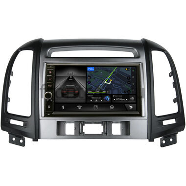 Hyundai Santa Fe II 2005-2012 (3 кнопки) Canbox H-Line 5603-RP-HDSFC-105 на Android 10 (4G-SIM, 4/64, DSP, IPS) С крутилкой