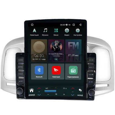 Hyundai Verna (2005-2010) Canbox M-Line 5610-9-069 на Android 10 (4G-SIM, 2/32, DSP, QLed, Tesla)