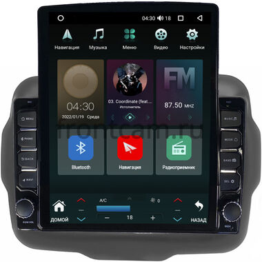 Jeep Renegade 2014-2024 Canbox H-Line 5613-9-629 на Android 10 (4G-SIM, 6/128, DSP, QLed, Tesla)