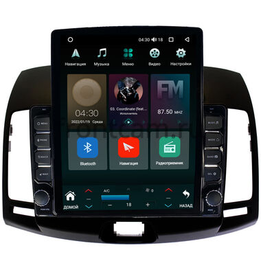 Hyundai Elantra 4 (HD) (2006-2011) (черная) Canbox M-Line 5610-9-680 на Android 10 (4G-SIM, 2/32, DSP, QLed, Tesla)