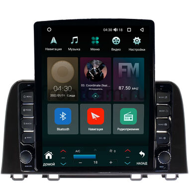 Honda CR-V 5 (2016-2024) Canbox H-Line 5612-9-0099 (черная) на Android 10 (4G-SIM, 4/64, DSP, QLed, Tesla)
