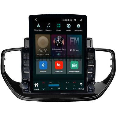Hyundai Solaris 2 (2020-2024) (для авто с экраном) Canbox H-Line 5611-9-TK957 на Android 10 (4G-SIM, 4/32, DSP, QLed, Tesla)
