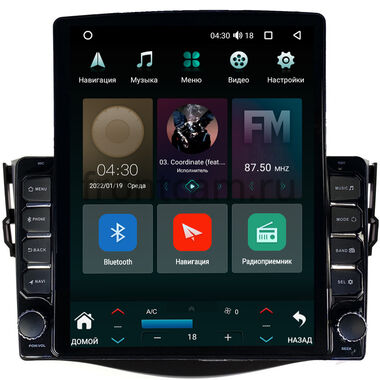 Toyota RAV4 3 (XA30) 2005-2016 Canbox H-Line 5611-9086 на Android 10 (4G-SIM, 4/32, DSP, QLed, Tesla)