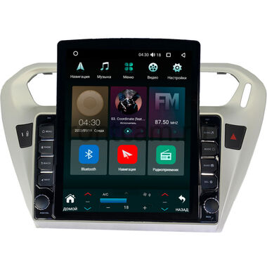 Citroen C-Elysee 2012-2024 Canbox H-Line 5611-9118 на Android 10 (4G-SIM, 4/32, DSP, QLed, Tesla)