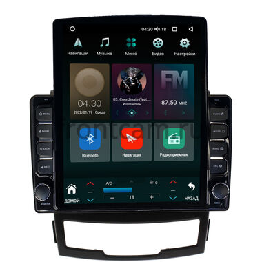 SsangYong Actyon 2, Korando 3 (2010-2013) Canbox M-Line 5610-9184 на Android 10 (4G-SIM, 2/32, DSP, QLed, Tesla)