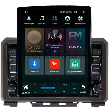 Suzuki Jimny 4 (2018-2024) Canbox H-Line 5612-9216 на Android 10 (4G-SIM, 4/64, DSP, QLed, Tesla)