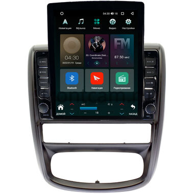 Renault Duster (2010-2015) (матовая) Canbox H-Line 5612-9275 на Android 10 (4G-SIM, 4/64, DSP, QLed, Tesla)