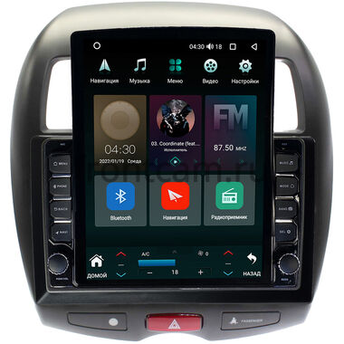 Mitsubishi ASX, Outlander Sport, RVR 3 2010-2019 Canbox H-Line 5611-10-1213 на Android 10 (4G-SIM, 4/32, DSP, QLed, Tesla)