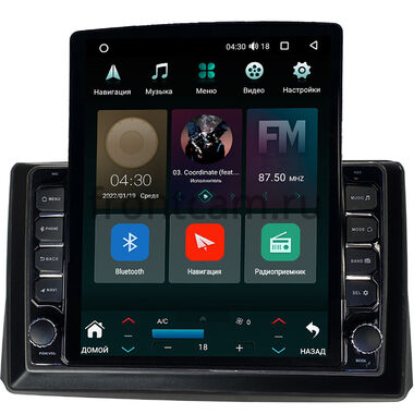 UAZ Patriot, Профи (2016-2024) Canbox M-Line 5610-10-UA005T на Android 10 (4G-SIM, 2/32, DSP, QLed, Tesla)