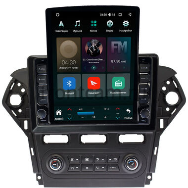 Ford Mondeo 4 (2010-2014) Canbox H-Line 5613-1018 встроенный климат на Android 10 (4G-SIM, 6/128, DSP, QLed, Tesla)