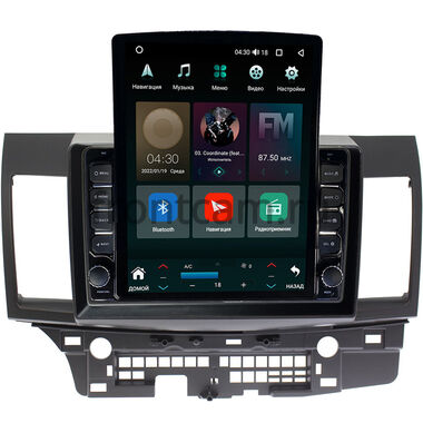 Mitsubishi Lancer 10 2007-2017 (для авто с Rockford) Canbox M-Line 5610-1047 на Android 10 (4G-SIM, 2/32, DSP, QLed, Tesla)