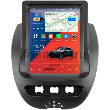 Toyota Aygo (2005-2014) Canbox H-Line (Tesla style) 9.7 дюймов 6/128 5627-1312-100 на Android 10 (4G-SIM, DSP, QLed)