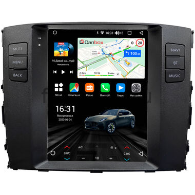 Mitsubishi Pajero 4 2006-2024 (без Rockford) Canbox M-Line (Tesla style) 9.7 дюймов 2/32 5620-1312-102 на Android 10 (4G-SIM, DSP, QLed)