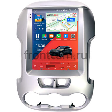 Ford Ranger 3 (2011-2015) (серебро) Canbox H-Line (Tesla style) 9.7 дюймов 4/32 5621-1312-103 на Android 10 (4G-SIM, DSP, QLed)