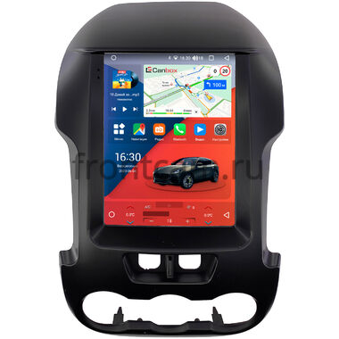 Ford Ranger 3 (2011-2015) (черная) Canbox H-Line (Tesla style) 9.7 дюймов 6/128 5627-1312-104 на Android 10 (4G-SIM, DSP, QLed)