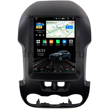Ford Ranger 3 (2011-2015) (черная) Canbox M-Line (Tesla style) 9.7 дюймов 2/32 5620-1312-104 на Android 10 (4G-SIM, DSP, QLed)